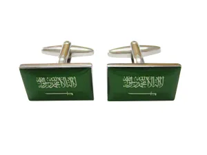 Saudi Arabia Flag Cufflinks