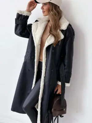 Savina - The Velvety Warm Trench Coat