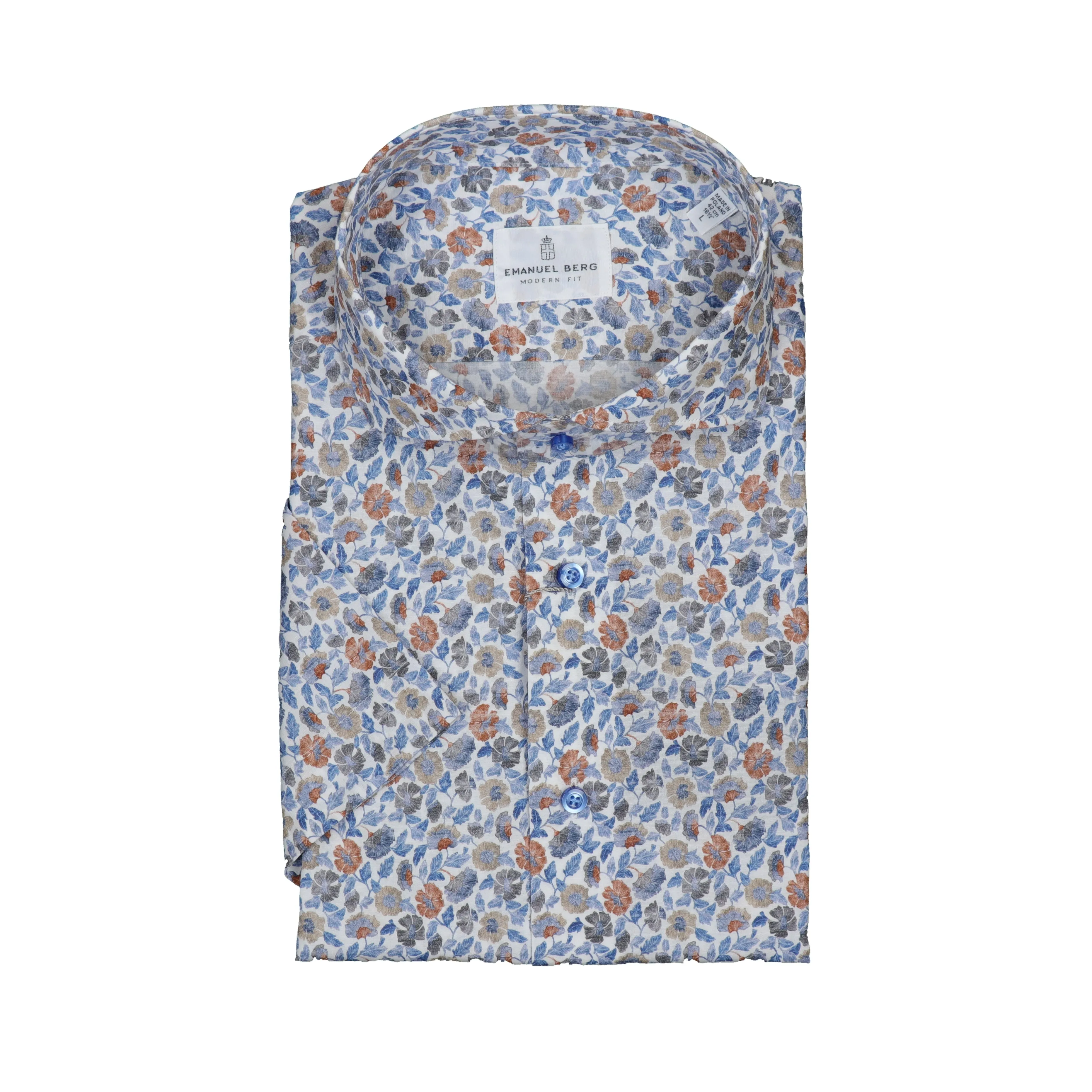 SF19661 Stretch Poplin Short Sleeve Sport Shirt