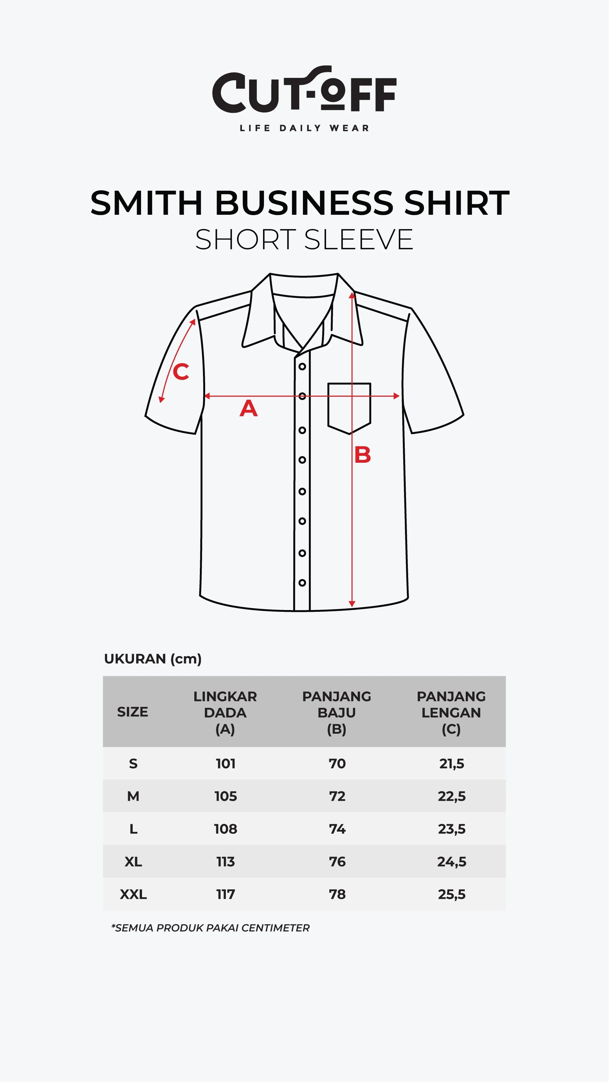 Smith Business Shirt Short Sleeve