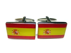 Spanish Flag Cufflinks