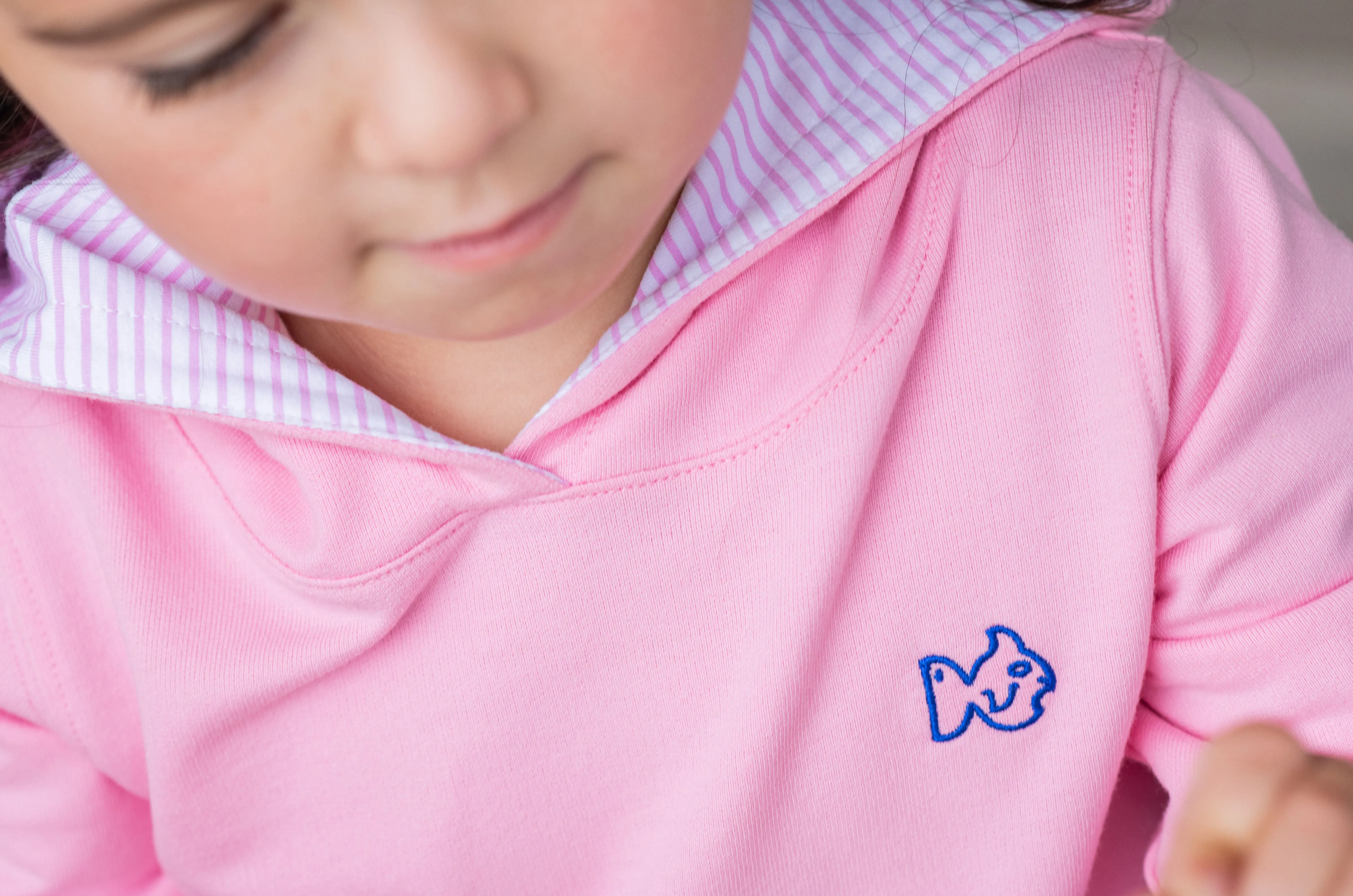 Spinnerbait Sweatshirt in Pink with Twin Tuna Art