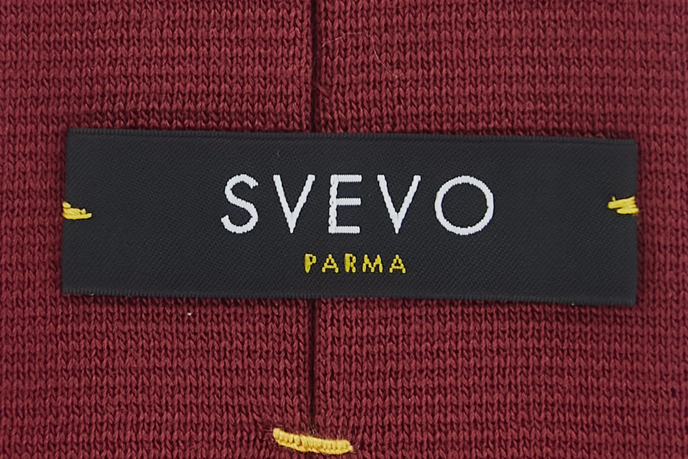 Svevo Parma Burgundy Red Silk Tie
