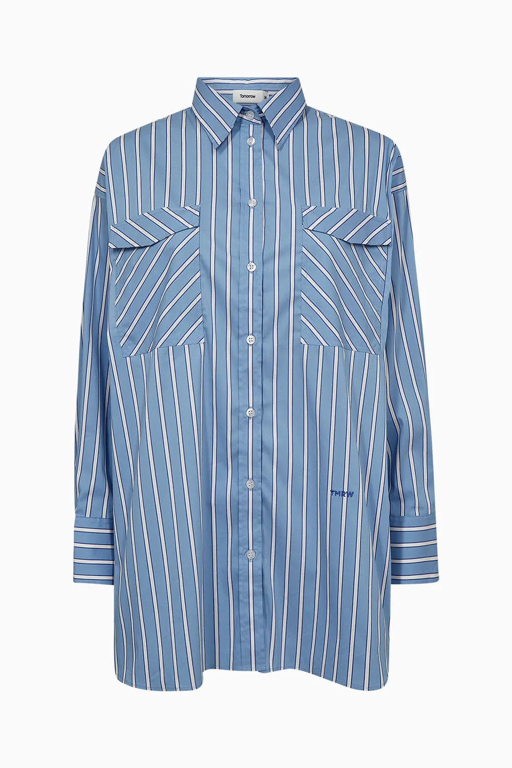 TMRW Gerber Oversize Shirt - Malibu Stripe