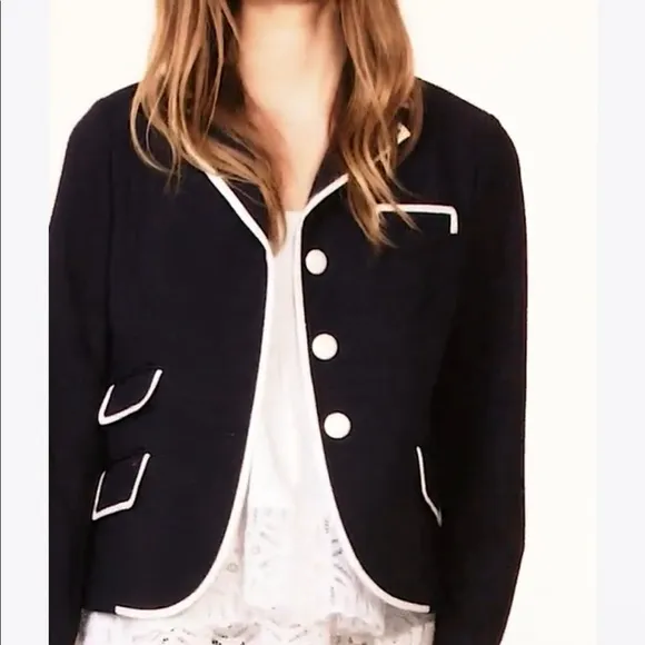 Tory Burch Nautical Blazer, Carrie Navy Resort