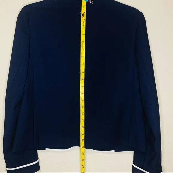 Tory Burch Nautical Blazer, Carrie Navy Resort