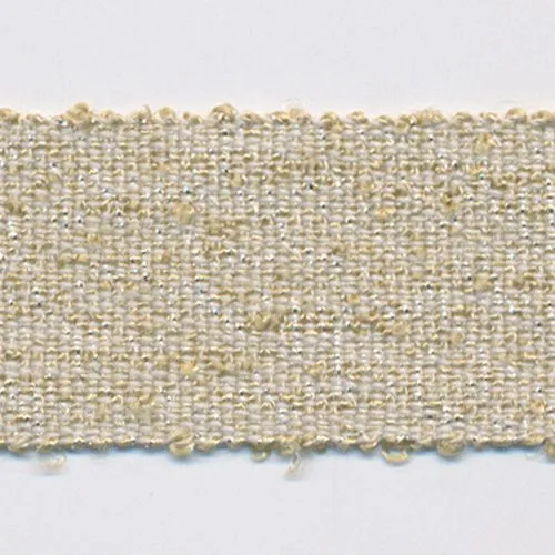 Tweed Metallic Ribbon #162 Cream Khaki