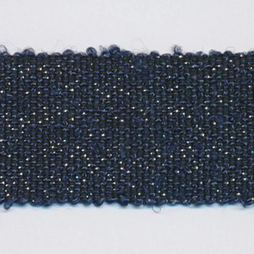 Tweed Metallic Ribbon #95 Formal Navy