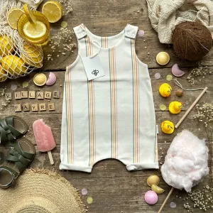 Village Fayre Stripe Short Romper | Ready To post