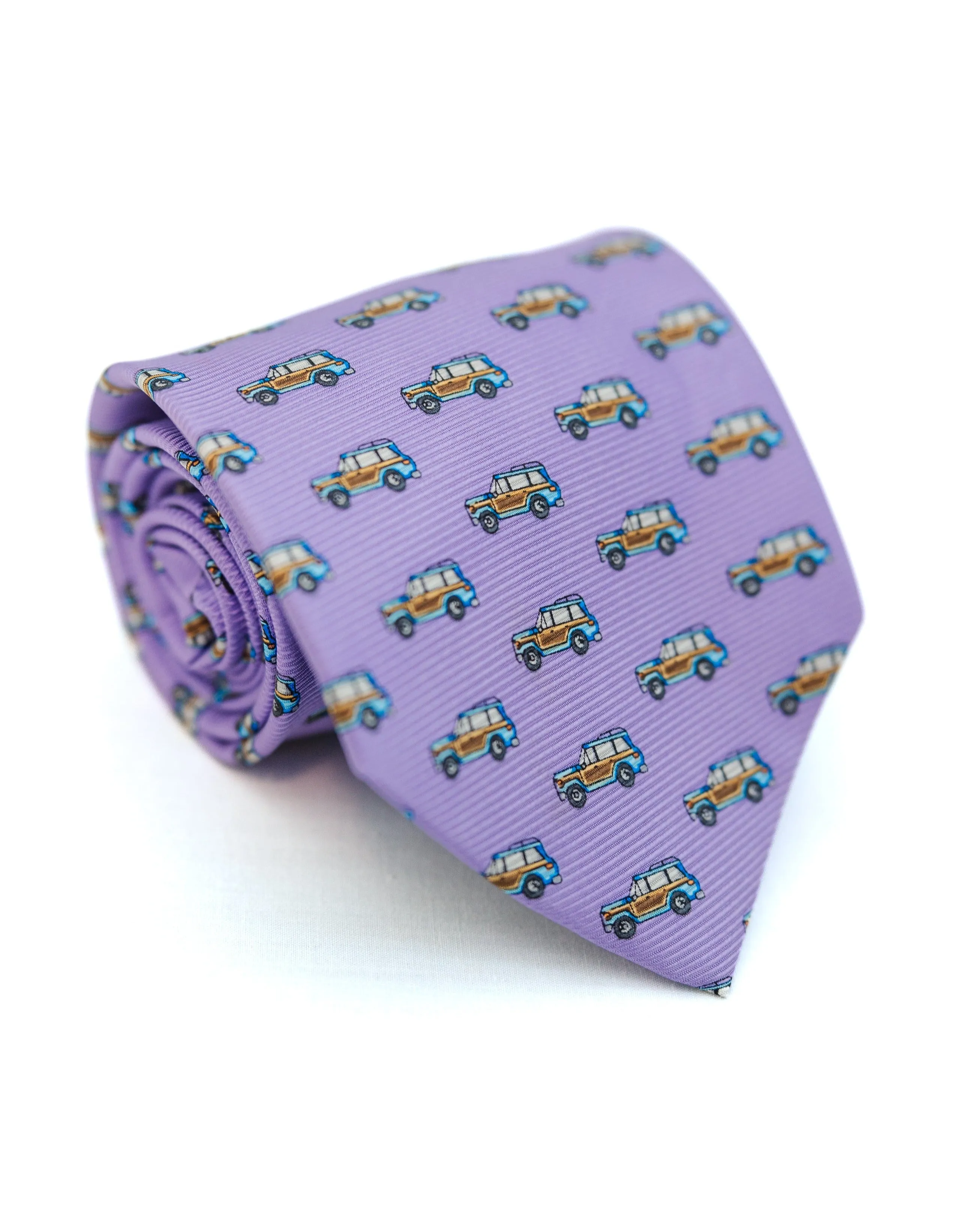 Wagoneer Necktie: Purple