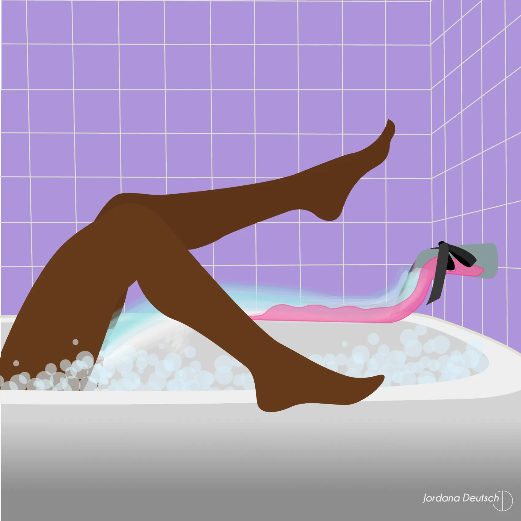 Waterslyde Bathtub Water Diverter