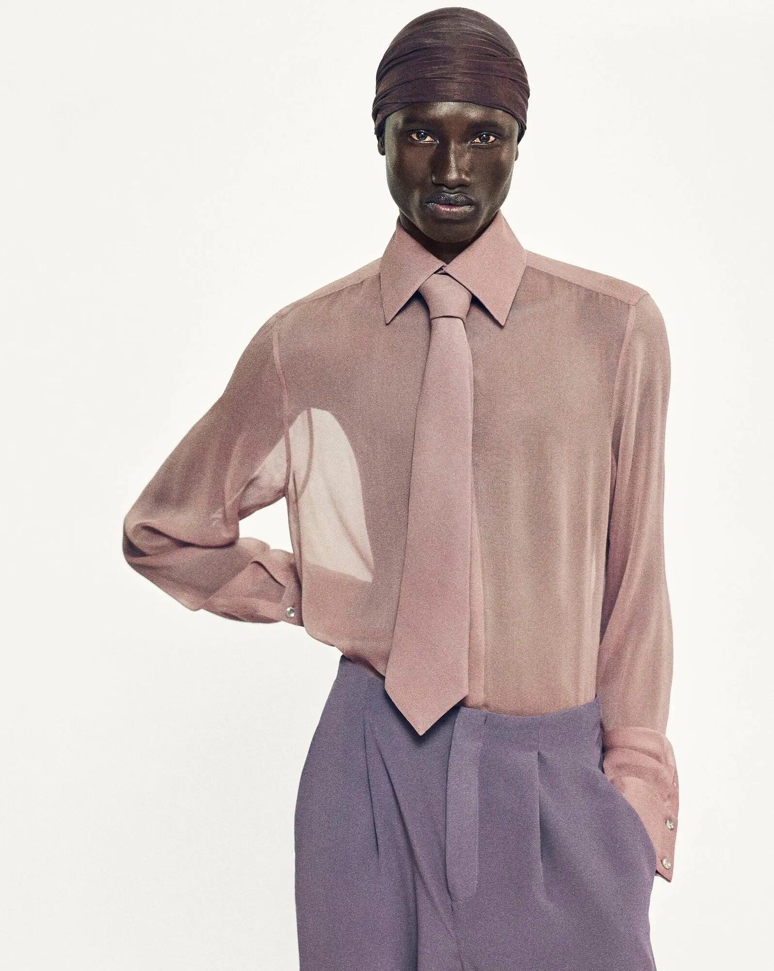 Wide Tie In Silk Grosgrain