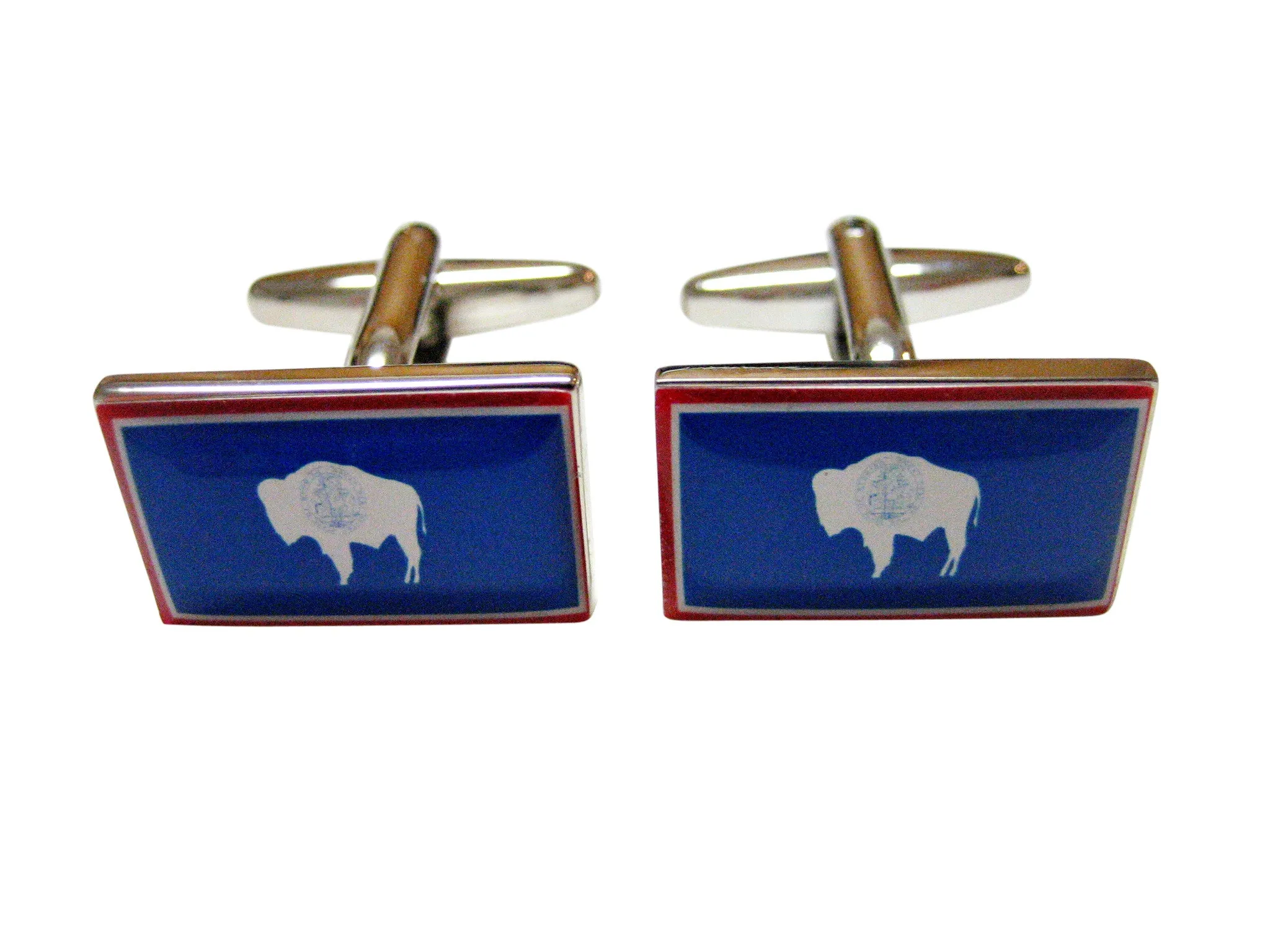 Wyoming State Flag Cufflinks