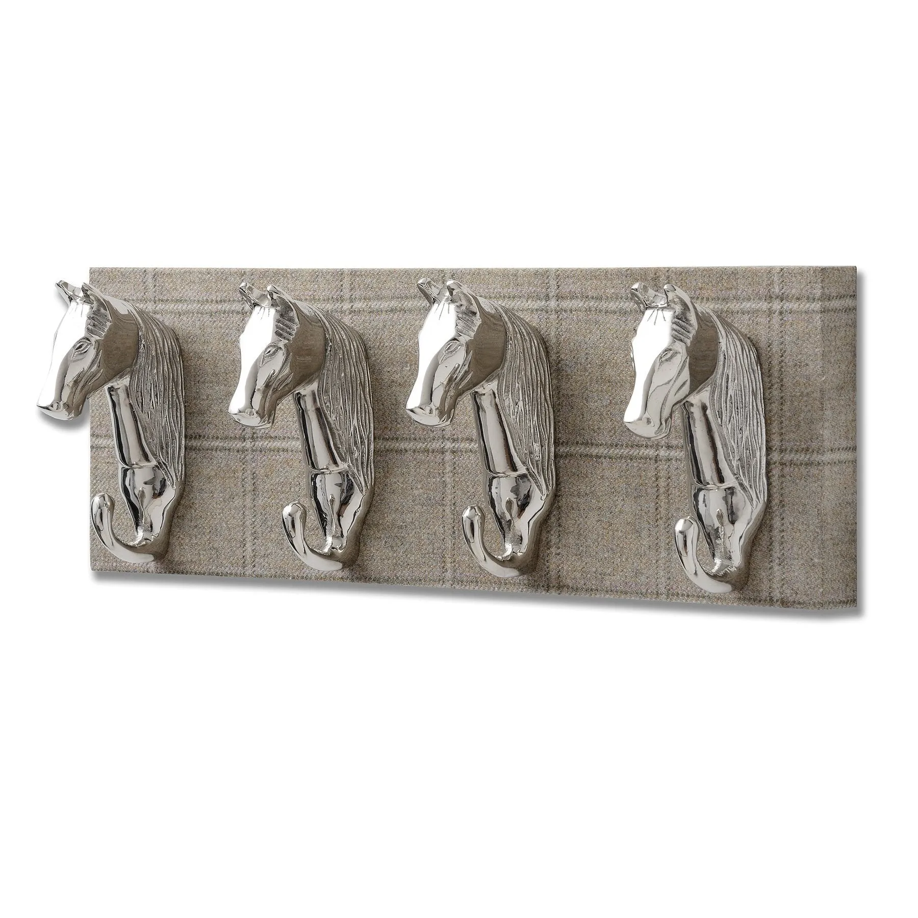 Yorkshire Tweed Horse Head Coat Rack
