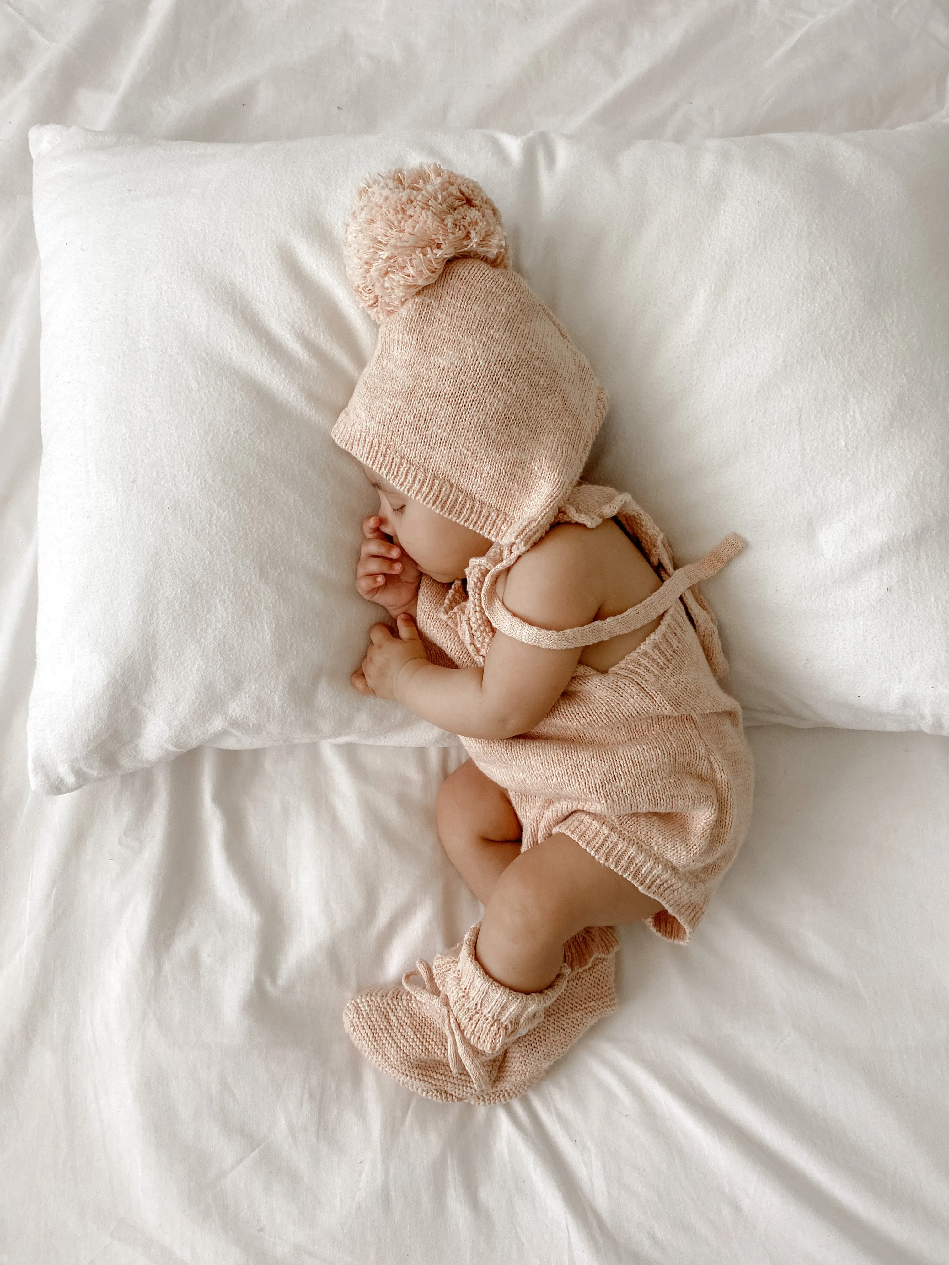 Ziggy Lou Bonnet - Rose Pom Pom